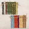 Set of OwlForest Hand-Dyed Threads for the “The Tops and the Roots” Chart (Thread Trade n.a. Kirov)