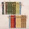 Set of OwlForest Hand-Dyed Threads for the “The Tops and the Roots” Chart (Thread Trade n.a. Kirov)