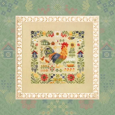 Embroidery kit “Spirited Rooster”