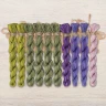 Set of OwlForest Hand-Dyed Threads for the “Vine Garden” (DMC) 