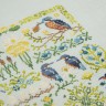 Printed embroidery chart “Kingfishers”