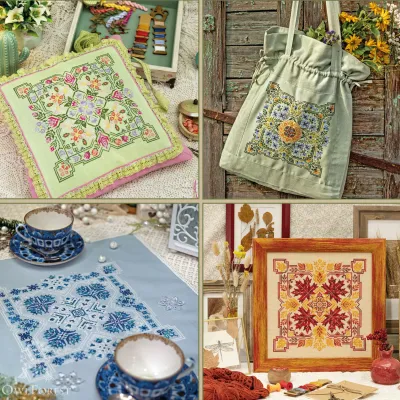 Booklet of the Embroidery Charts “Four Moods of a Year” 