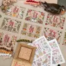 Post Card Set with patterns “Alyonushka's Alphabet” Russian Letters