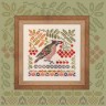 Free embroidery digital chart “Glutton Waxwing”