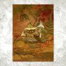 “Owl in Mushroom Cap” Postcard