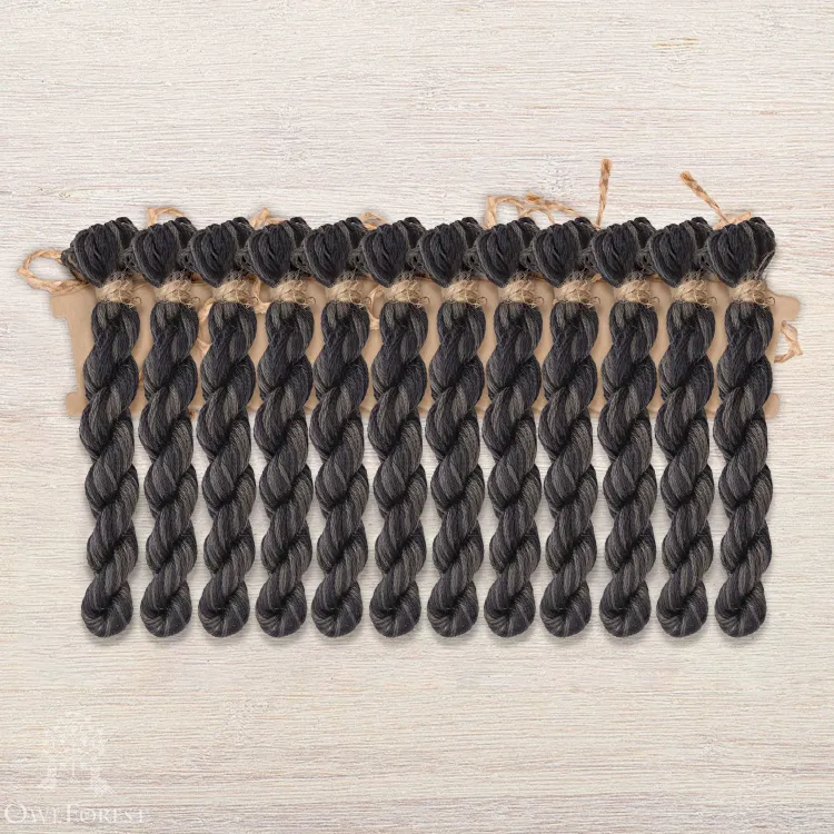 Set of OwlForest Hand-Dyed Threads for the “Quaker “Schwartzwald” Chart (DMC) Set of OwlForest Hand-Dyed Threads for the “Quaker “Schwartzwald” Chart (DMC)
