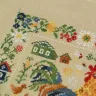 Printed embroidery chart “Spirited Rooster”
