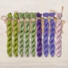 Set of OwlForest Hand-Dyed Threads for the “Vine Garden” (Thread Trade n.a. Kirov) 