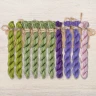 Set of OwlForest Hand-Dyed Threads for the “Vine Garden” (Thread Trade n.a. Kirov) 