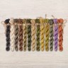 Set of OwlForest Hand-Dyed Threads for the “Bear Forest” Chart (DMC)