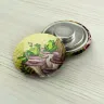 Magnet Needle Minder “Frogs and Oyster Shrooms”