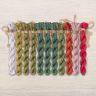 Set of OwlForest Hand-Dyed Threads for the “Herbs and Flowers” Chart (DMC)