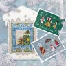 Free embroidery digital charts set “New Year's cards”