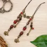 Scissor Fob “Vintage Kitchen” Bronzy Metal Color Fittings