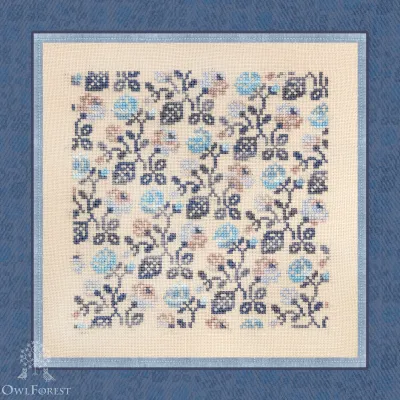 Free embroidery digital chart “Roses Pattern”