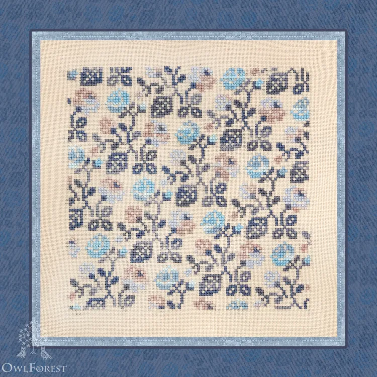 Free embroidery digital chart “Roses Pattern”