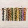 Set of OwlForest Hand-Dyed Threads for the “Bear Forest” Chart (Thread Trade n.a. Kirov)