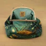 “River Druid” Cotton Kiss Clasp Pouch