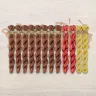 Set of OwlForest Hand-Dyed Threads for the “Under Lock and Key Sampler” Chart (Thread Trade n.a. Kirov)