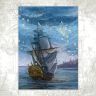 “Columba Constellation” Postcard