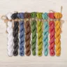 Set of OwlForest Hand-Dyed Threads for the “Lemuria. Chameleon” Chart (DMC)