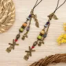 Scissor Fob “Charmful Meadowland” Bronzy Metal Color Fittings