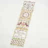 Printed embroidery chart “Vertical Birth Sampler for Girls”