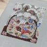 Printed embroidery chart “Forest Houses. Bears”