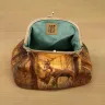 “Forest Deer” Cotton Kiss Clasp Pouch