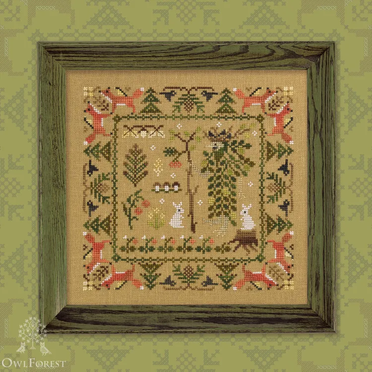 Printed embroidery chart “Leshy” or “Wood Spirit”
