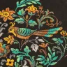 Digital embroidery chart “Emerald Bird Night Songs”