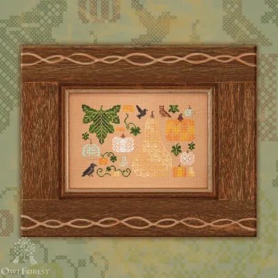 Free embroidery digital chart “Pretty Pumpkins”