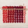 Set of OwlForest Hand-Dyed Threads for the Embroidery Chart “Pomegranate Quaker” (DMC)