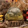 “Landscape Picture” Cotton Kiss Clasp Pouch