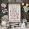 Digital embroidery chart “In the Garden”