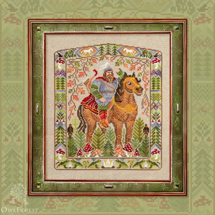 Printed embroidery chart “Dobromir”
