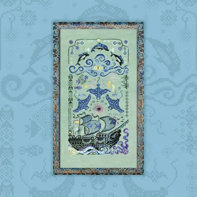 Embroidery kit “Black Pearl”