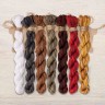 Set of OwlForest Hand-Dyed Threads for the “Nimble Birds” Chart (DMC)