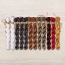 Set of OwlForest Hand-Dyed Threads for the “Nimble Birds” Chart (DMC)