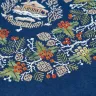 Printed embroidery chart “Frosty Night”