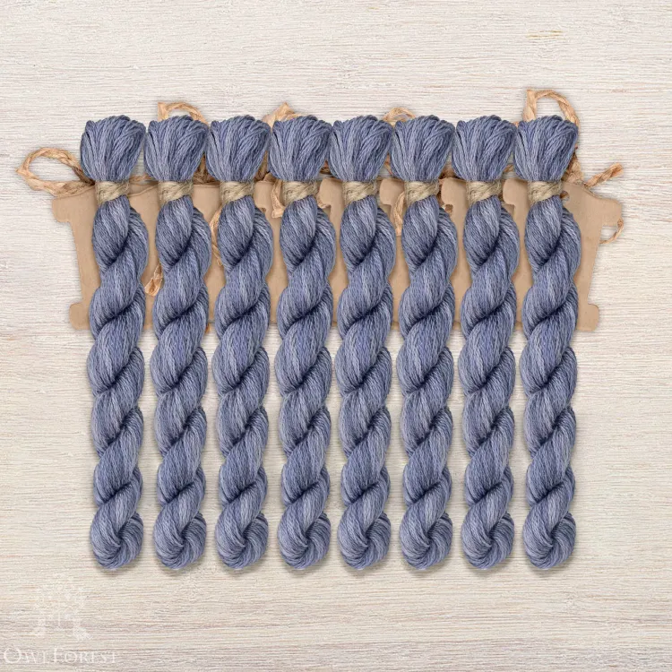 Set of OwlForest Hand-Dyed Threads for the “In the Garden” Chart (DMC)