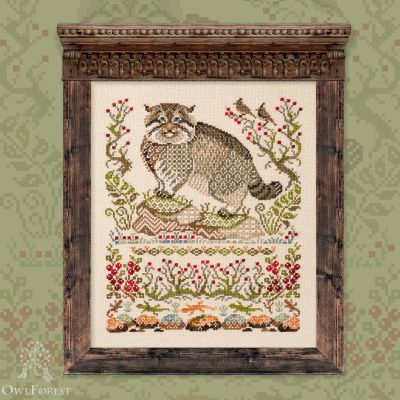 Embroidery kit “Manul”