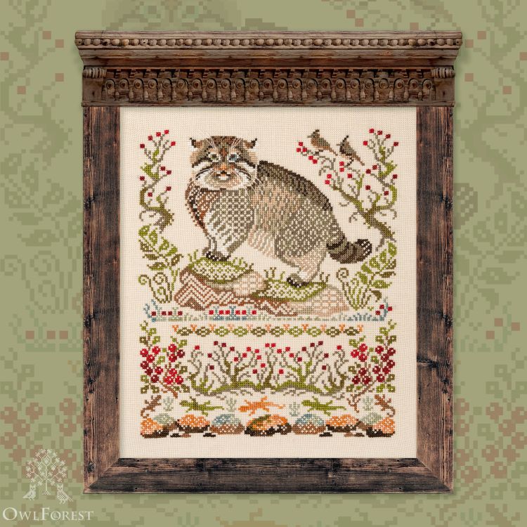 Embroidery kit “Manul”