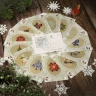 Post Cards with patterns “Winter Forest Charts”