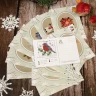 Post Cards with patterns “Winter Forest Charts”