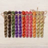 Set of OwlForest Hand-Dyed Threads for the “Grandma's Orchard” (Thread Trade n.a. Kirov) 