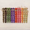 Set of OwlForest Hand-Dyed Threads for the “Grandma's Orchard” (Thread Trade n.a. Kirov) 