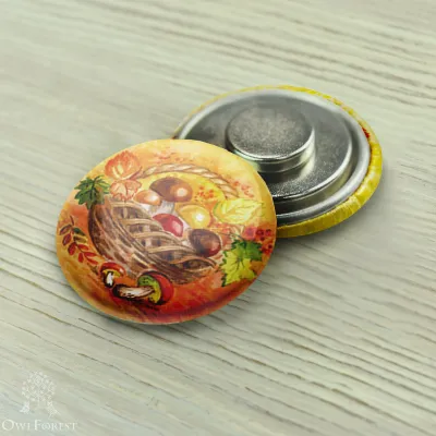 Magnet Needle Minder “Mushroom Basket”