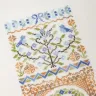 Printed embroidery chart “Vertical Birth Sampler for Boys”