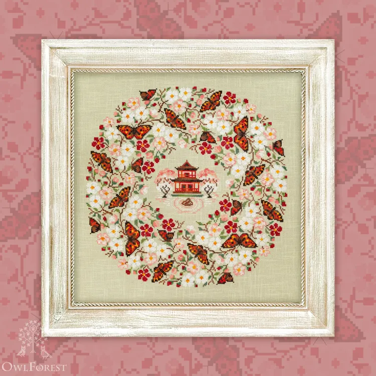 Digital embroidery chart “Blossom Season”